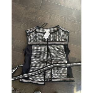 h and m tweed vest Size 10